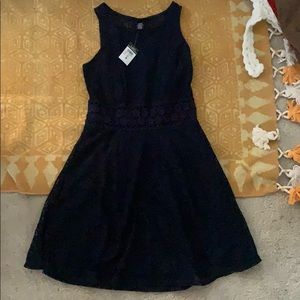 Navy blue lace dress